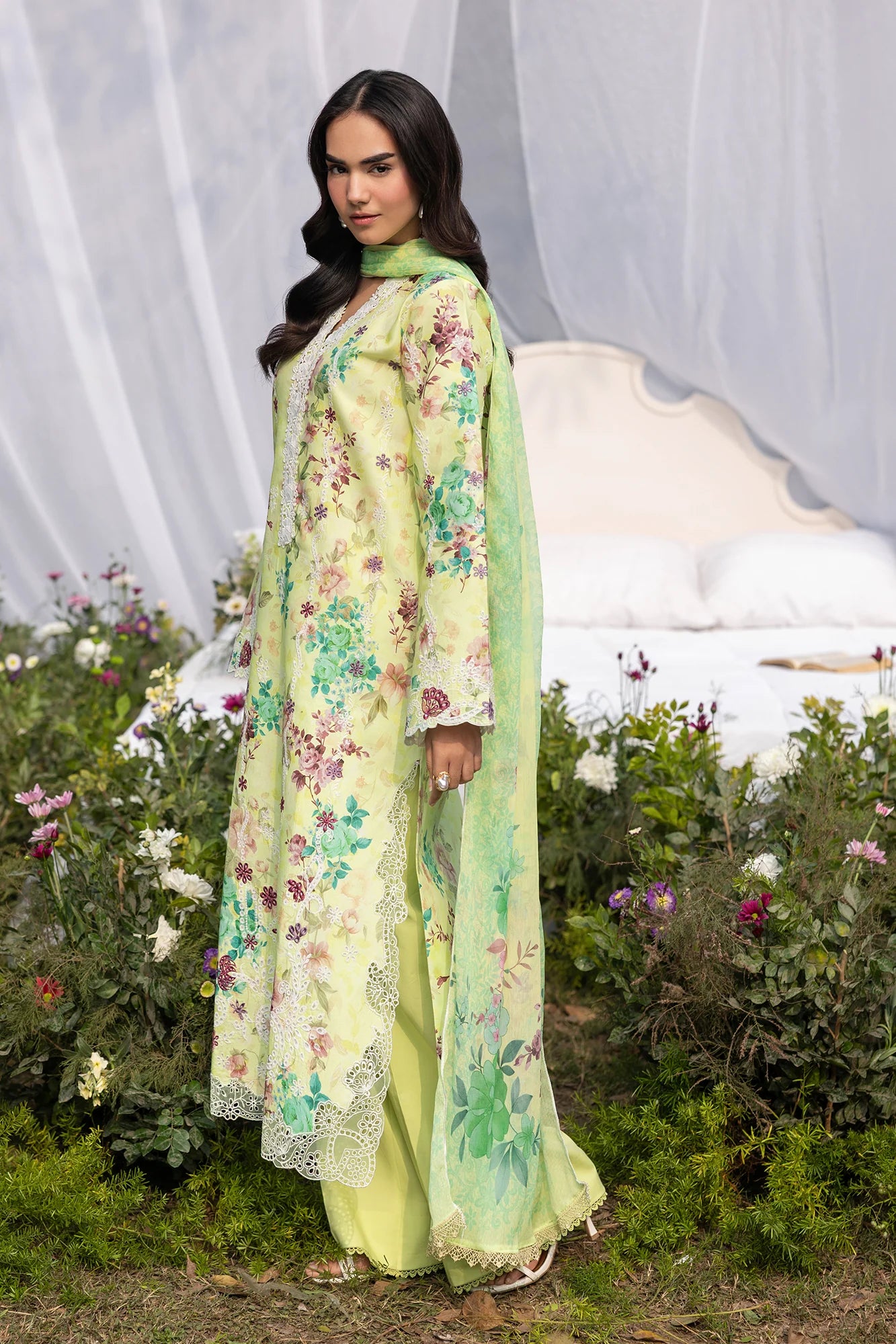 Summer Printkari Exclusive Lawn Unstitched 3Pc Suit