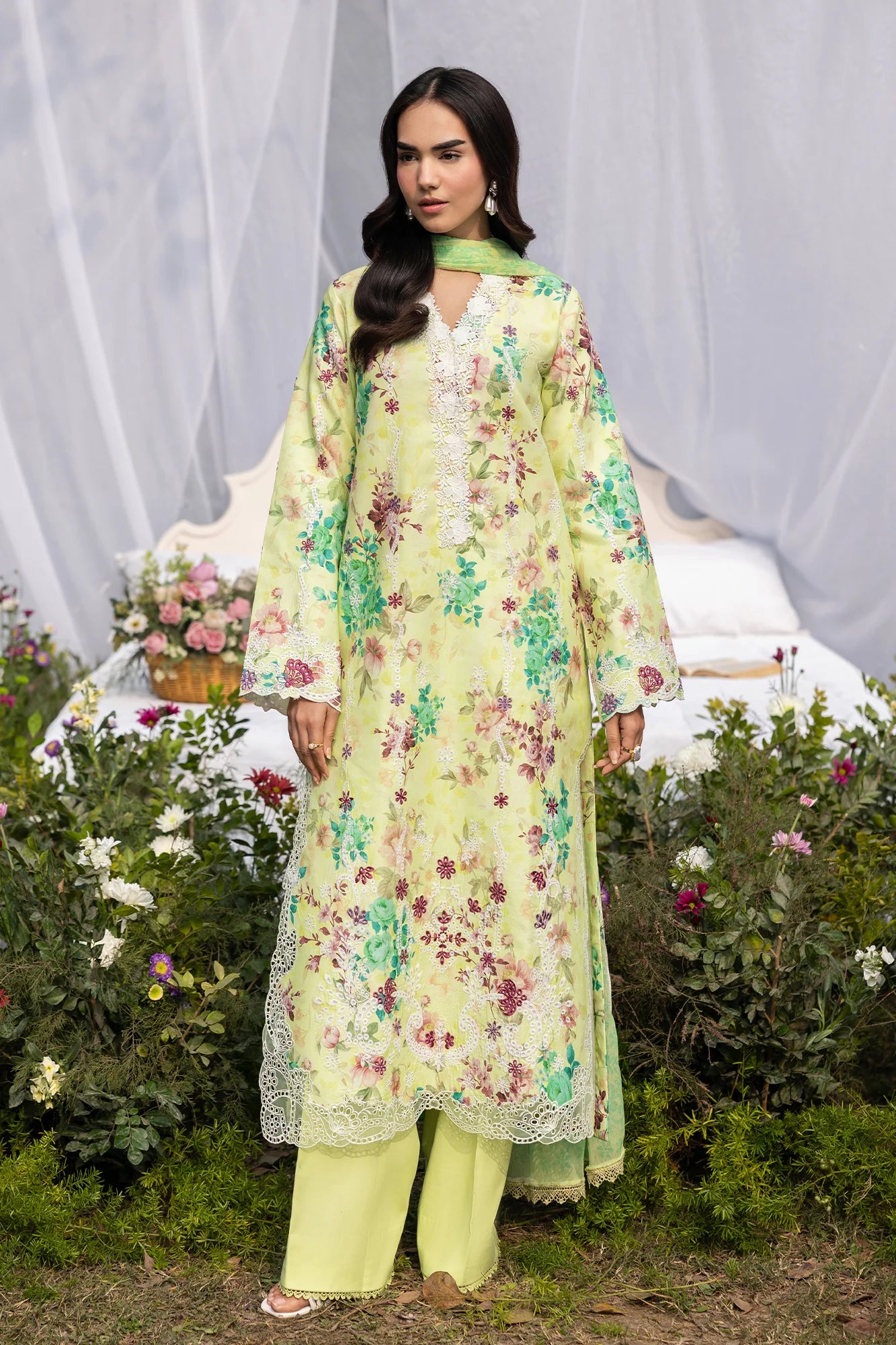 Summer Printkari Exclusive Lawn Unstitched 3Pc Suit