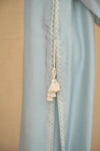Elegant Powder Blue Embroidered 3-Piece